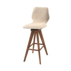 2600 - BANQUETA MILAO ESTOF+MAD FIXA / 018-PINHAO / B085