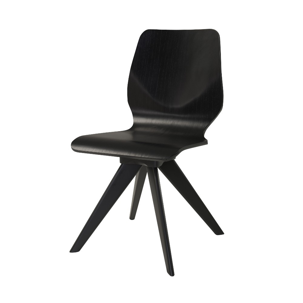 2568 - CADEIRA MILÃO TODA MAD FIXA C.BASE / 029-PRETO