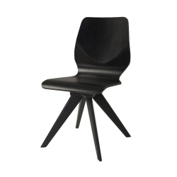 2568 - CADEIRA MILÃO TODA MAD FIXA C.BASE / 029-PRETO